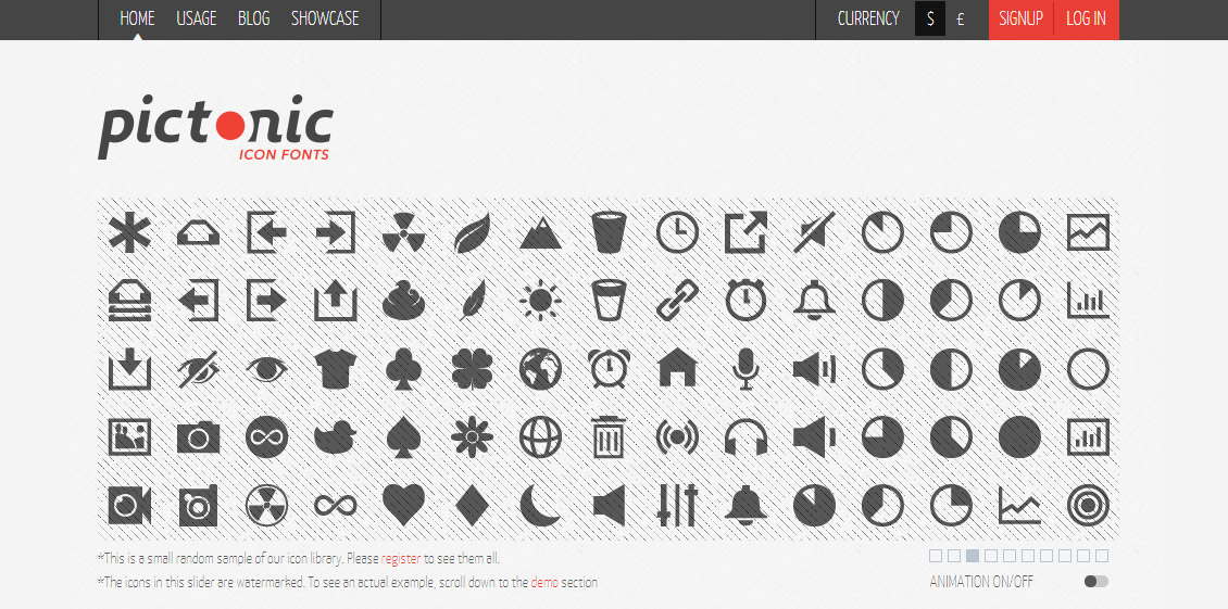 Pictonic - Icon Fonts Generator