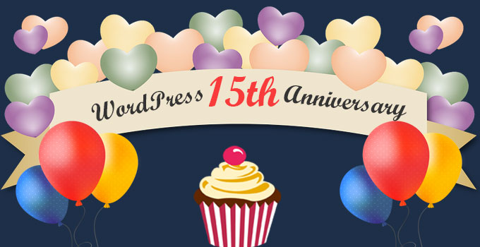 Happy WordPress 15th Anniversary